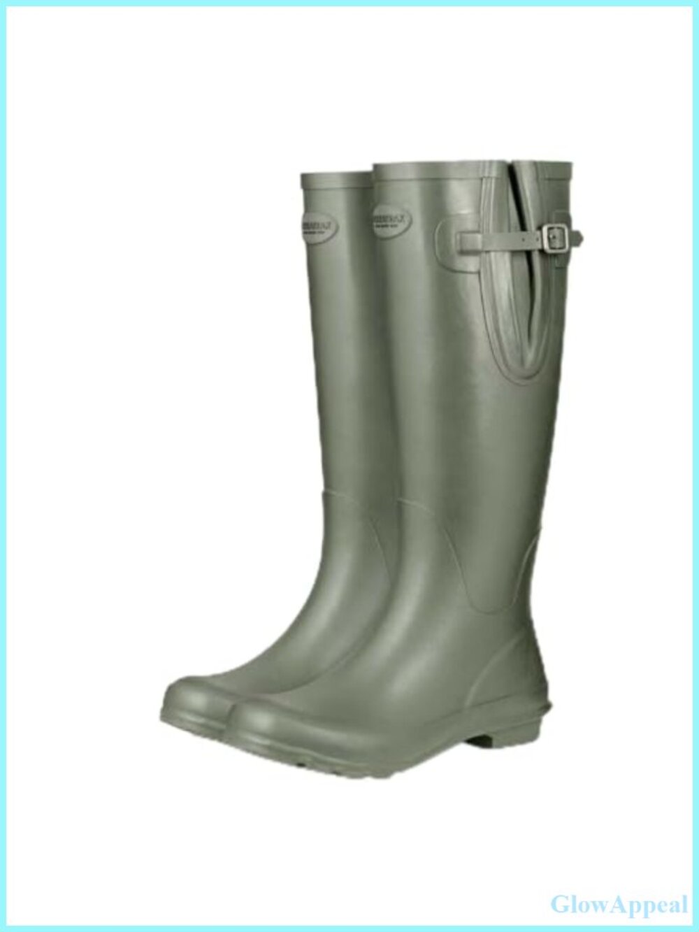 Waterproof Natural Rubber Knee High Rain Boots Garden Mud
